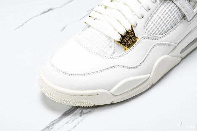 Bmlin Jordan 4 Gold AQ9129-170 Metallic Retro 0721